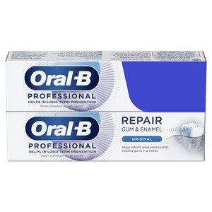 Oral B Professional Gum & Enamel Repair Original Toothpaste Value Pack 2 x 75 ml