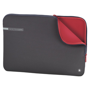 Hama Neoprene notebook case 39.6 cm (15.6") Sleeve case Grey, Red (101550)