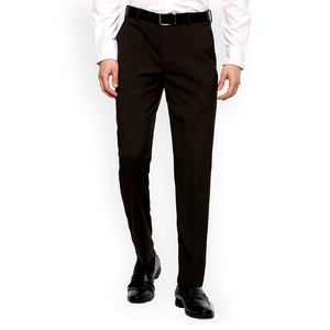 Louis Philippe Men's Slim Fit Flat Front Formal Pants LPTFMSLPD76672, 36
