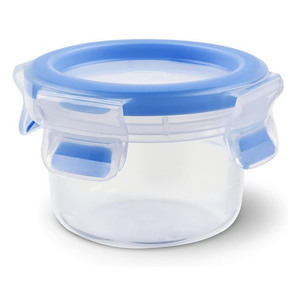 Tefal Masterseal Fresh Round Food Container 150 ml Clear/Blue Plastic K3022212