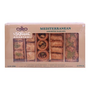 Anabtawi Sweets Mediterranean Assorted Baklava 250 g