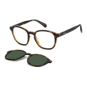 Polaroid Unisex Square Sunglasses, Green Polarised, 6203086