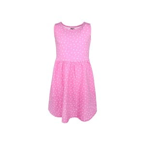 Reo Girls Sleeveless Knit Dress, B1TG023C, Pink, 9-10 Years