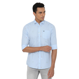 Allen Solly Men's Custom Fit Casual Printed Shirt ALSFVCUFX53407, 39