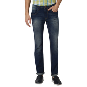 Van Heusen Men's Mid Rise Slim Fit Denim Casual Jeans VSDNGPOFU44290, 32