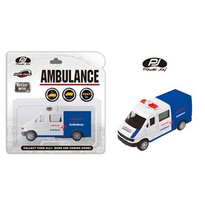 Power Joy Die Cast Dubai Ambulance 1 pc CRD114