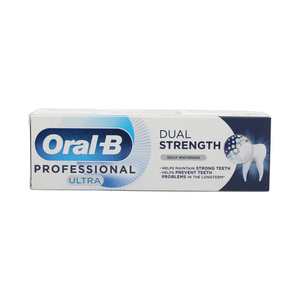 أورال-بي ألترا معجون أسنان بالقوة الثنائية للتبييض اليومي 75 مل