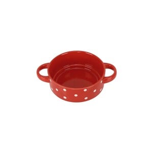 Home Stoneware Soup Bowls with Handle 14 cm Diameter, Assorted Colours, DC1ZH762