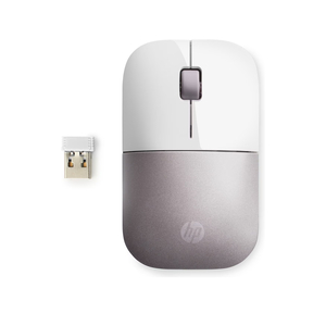HP Wireless Mouse, White/Pink, Z3700