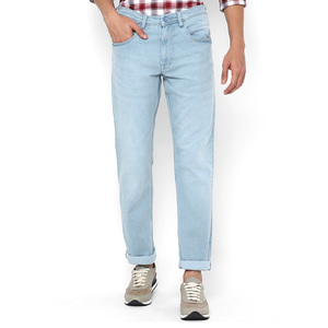 Allen Solly Men's High Rise Regular Fit Denim Casual Jeans ALDNVSGFF82884, 38