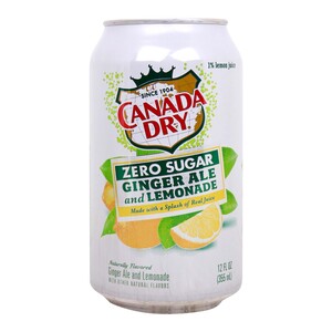 Canada Dry Diet Ginger Ale & Lemonade 355 ml