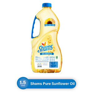 Shams Pure Sunflower Oil 1.5 Litres