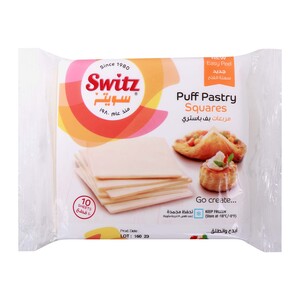 Switz Puff Pastry Squares, 10 pcs, 400 g
