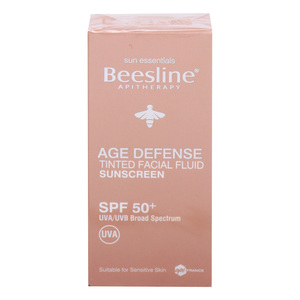 Beesline Age Defense Tinted Facial Fluid Sunscreen Spf 50+, 40 ml
