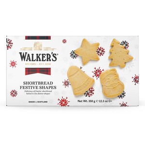 Walkers Shortbread Festive Shapes 350 g