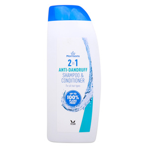 Morrisons 2in1 Shampoo & Conditioner Anti-Dandruff Classic, 500 ml