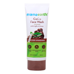 اشتري Mamaearth Coco Face Wash with Coffee and Cocoa 100 ml Online at Best Price | Face Wash | Lulu Kuwait في الكويت