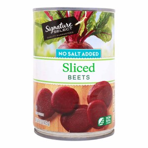 اشتري قم بشراء Signature Select No Salt Added Sliced Beets 425 g Online at Best Price من الموقع - من لولو هايبر ماركت Other Cand.Vegetable في الكويت