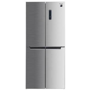 Sharp French Door Refrigerator, 401 L, Dark Silver, SJFH560DS3