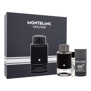 Mont Blanc Explorer Eau De Parfum For Men, 100 ml + Deodorant Stick 75 g + Eau De Parfum 7.5 ml Gift Set