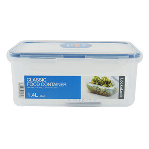 Lock & Lock Rectangular Food Container, 1.4 L, Clear, HPL817H
