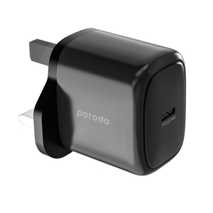 Porodo 20 W USB C Charger UK,  Black