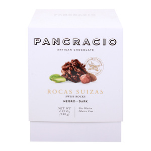 Pancracio Swiss Dark Chocolate Rocks 140 g