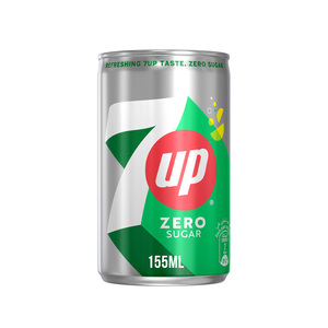 اشتري قم بشراء 7Up Zero Zesty Lemon & Lime Flavor Zero Sugar Can 155 ml Online at Best Price من الموقع - من لولو هايبر ماركت Cola Can في الامارات