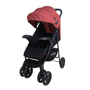 First Step X3 Baby Stroller, Red, A24