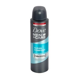 Buy Dove Clean Comfort Men + Care Anti-Perspirant Spray 150 ml Online at Best Price | Mens Deodorants | Lulu UAE in UAE