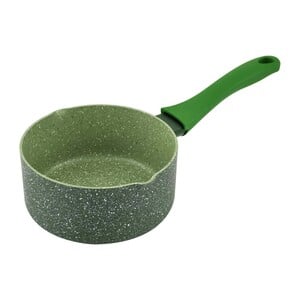 Prestige Granite Non-Stick Cast Aluminium Milk Pan, 14 cm, Green, PR81120