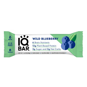 IQ Bar Keto Wild Blueberry, 45 g