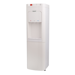 Sharp Top Loading Three Faucet Water Dispenser, 5 Gallon Capacity, White, SWD-E3TLC-WH3