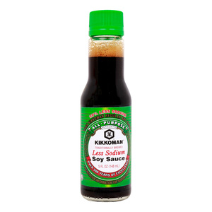 Buy Kikkoman Less Sodium Soy Sauce Bottle, 5 OZ (148 ml) Online at Best Price | Products from USA | Lulu Kuwait in Kuwait