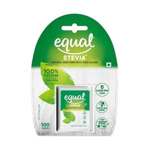 Equal Stevia Zero Calorie Sweetener 100 pcs 10 g