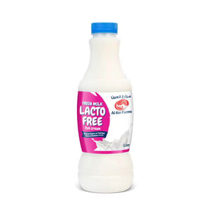 Buy Al Ain Farms Lactose Free Full Cream Fresh Milk 1 Litre Online at Best Price | Lactose Free | Lulu UAE in UAE