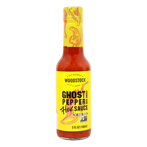 Buy Woodstock Ghost Pepper Hot Sauce, 5 OZ (148 ml) Online at Best Price | Sauces | Lulu Kuwait in Kuwait