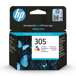 HP 305 Original Ink Cartridge, Tri-color, 3YM60AE