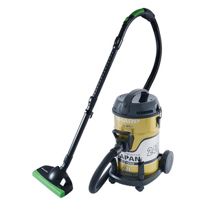 Sharp Drum Vacuum Cleaner, Black/Yellow, EC-CA2422
