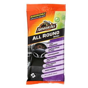 Armor All Car Wipes, 20 Sheets, 20867