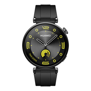 PRE-ORDER Huawei Smart Watch GT 4, 41 mm, Black Fluororubber Strap, Aurora-B19F