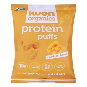 Iwon Organics Cheddar Cheese Protein Puffs 42 g