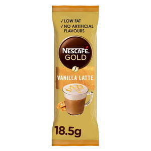 Nescafe Gold Cappuccino Vanilla Latte Coffee Mix 8 x 18.5 g