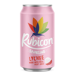 Buy Rubicon Sparkling Lychee 330 ml Online at Best Price | Canned Fruit Drink | Lulu UAE in Kuwait