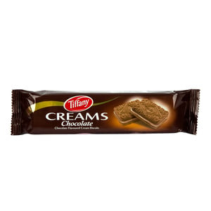 Buy Tiffany Chocolate Flavoured Cream Biscuit 80 g Online at Best Price | Cream Filled Biscuit | Lulu Egypt in Kuwait