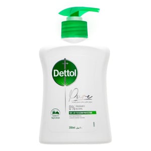 Dettol 0% Fragrance Alcohol Antibacterial Hand Wash 200 ml