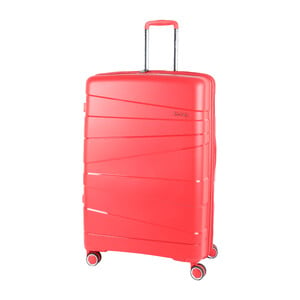 بيير كاردين زيورخ حقيبة سفر صلبة بـ4 عجلات 26 انش أحمر