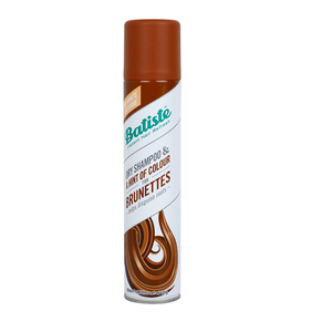 Batiste Instant Hair Refresh, Dry Shampoo and A Hint of Colour for Brunettes, 200 ml