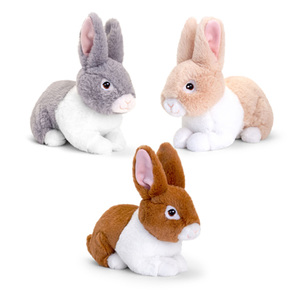 Keel Toys Keeleco 3 Bunnies, 18 cm, Assorted, SE1053