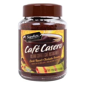 اشتري قم بشراء Signature Select Cafe Casero Instant Coffee Dark Roast 198 g Online at Best Price من الموقع - من لولو هايبر ماركت Coffee في الكويت